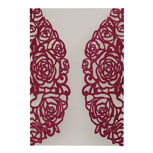 Offre Spéciale : Invitations de <span class=keywords><strong>Mariage</strong></span> de Luxe pour la Saint-Valentin, Pochette Argentée Scintillante, <span class=keywords><strong>Rose</strong></span> Blanche, Impression UV, Papier Écologique Personnalisé - Product Image 6