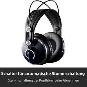 Casque audio professionnel <span class=keywords><strong>AKG</strong></span> Pro Audio K271 MKII circum-auriculaire fermé avec annulation active du bruit (<span class=keywords><strong>ANC</strong></span>) Noir (2470X00190) - Product Image 3