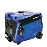 Générateur silencieux portable à essence 4 temps avec inverseur, démarrage automatique et lanceur manuel, 3000W/7000W/5000W/6800W, 50/60Hz, pour usage domestique