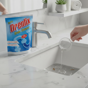 Powerful Eco-Friendly Pipeline Dredge Sink <b>Drain</b> Cleaner Powder with Above 80% Active Ingredient for <b>Bathroom</b> Clog Removal - Product Image 3