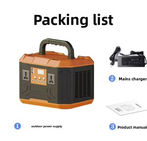 Portable 500W <b>Mobile</b> <b>Battery</b> Backup Power Station Outdoor Solar Energy Storage Supply With Flashlight & Jump Features 500 500W L - Product Image 6