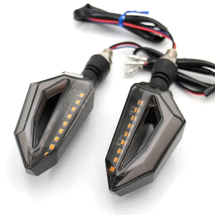 Universal Double Color Motorcycle Turn Light Flash Signal Light