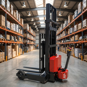 Chariot élévateur électrique tout-terrain WELIFTRICH, capacité de charge 1500 kg, hauteur de levage 1,5 m, entièrement automatique, certifié CE/ISO - Product Image 1