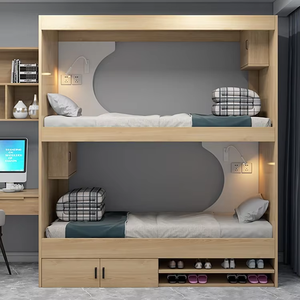 Meilleures ventes <span class=keywords><strong>Lit</strong></span> <span class=keywords><strong>superposé</strong></span> en bois massif de taille <span class=keywords><strong>adulte</strong></span> avec rangement Mobilier de chambre à coucher au design moderne pour enfants et adultes - Product Image 5