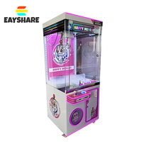 Verrückter Spielzeugkran für Vergnügungsparks, Anpassbar, Unterstützt POS und PayPal Online-Zahlung, Münzbetriebener Arcade-Preis-Geschenkautomat, Greifspiel-Maschine
