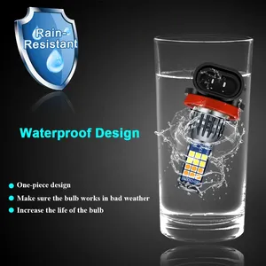 Nhấp nháy HB3 HB4 9006 9005 H11 H8 H7 H4 xe kép màu sương mù đèn DC12V tự động đèn Flash sương mù đèn xe phụ kiện LED nhấp nháy Bóng đèn DRL - Product Image 4