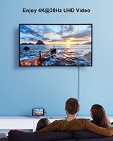 Câble USB-C vers HDMI haute vitesse 4K 60Hz 1080P pour téléphone portable - Cordon USB-C mâle vers HDMI mâle