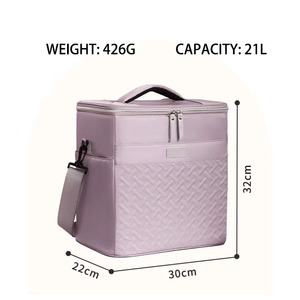 Bolsa Térmica Portátil de Gran Capacidad de 21L para Camping, Bolsa de Almuerzo para Picnic, Mochila Térmica para Picnic, Bolsa para Mantener la Comida Caliente - Product Image 6