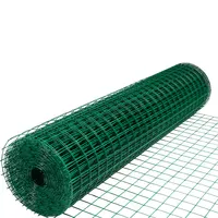 Clôture en fil soudage noir, bas prix, calibre 6, clôture de fil tressée 4x4 vert en pvc