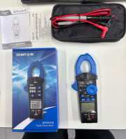 Anti Burn Overload Protected Digital Clamp Meter Auto Ranging Multimeter AC DC Electrical Tester Compact Waterproof Design