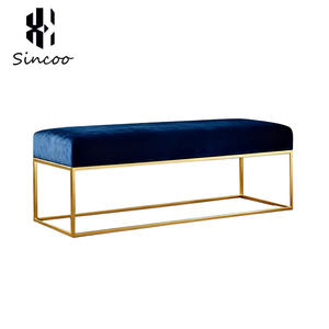 Sofá Semicircular de Terciopelo Moderno para Salón de Belleza, Hotel, Barbería, Salón de Peluquería, con Colores Personalizados - Product Image 1