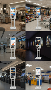 Wuxin khách truy cập đăng ký kiosk 32 "xếp hàng yêu cầu Máy bornes de commande thanh toán thiết bị đầu cuối tự Dịch vụ thiết bị đầu cuối kiosque - Product Image 6