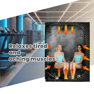 ZT Foldable <b>Portable</b> <b>Sauna</b> Tent 1-Person Space-Saving Design with Carry Bag for Travel Business Trip Steam <b>Sauna</b> - Product Image 6