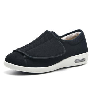 รองเท้าหนังแท้นุ่มสบายสำหรับผู้สูงอายุในฤดูหนาว พร้อมแผ่นรองรับแรงกดที่ช่วยลดแรงกดทับ พื้นรองเท้าด้านนอกทำจากยางกันลื่น เหมาะสำหรับรองเท้าลำลองเดินเล่นสำหรับผู้ชาย - Product Image 4