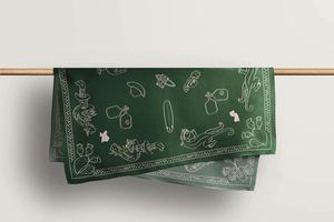 ผ้าพันคอแต่งงานแบบกำหนดเอง ลายดอกไม้ ของขวัญงานแต่งงาน งานวันเกิด ผ้าพันคอ - Product Image 3