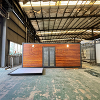 Maison mobile Airbnb de 20 pieds avec jardin d'hôtel Studio en bois maison en conteneur