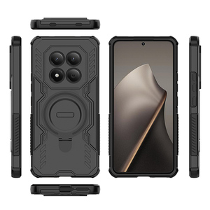 Étui de téléphone avec support de charge sans fil en métal, design luxueux, coque arrière antichoc pour Redmi Note 15 <span class=keywords><strong>Pro</strong></span> - Product Image 2