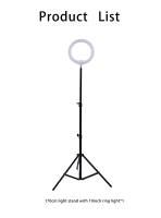 Harga pabrik kualitas terbaik LED 10 inci lampu cincin dengan 170CM penyangga Tripod untuk Tiktok Live / Make up/Fotografi/Video