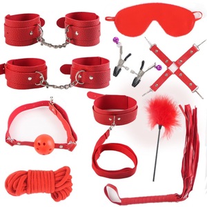 SM <b>bondage</b> ten-piece sex toy <b>set</b>, couple's training, alternative punishment adult sex toys wholesale. - Product Image 2