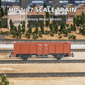 Modèle de wagon de marchandises gondole HO à l'échelle 1:87, wagon de fret ouvert pour diorama ferroviaire, projets de modélisme - Product Image 2