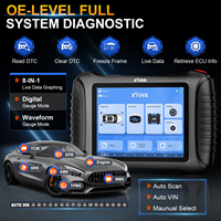 XTOOL X100 PAD3 Lettore di Codici per Programmazione Chiavi Auto, Strumento di Scansione con Controllo Bidirezionale, Scanner Diagnostico OBD2 per Auto con KC100