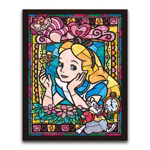 Vendita personalizzata in fabbrica 500 pezzi di cartone di carta bianca Princess Mickey jigsaw Puzzle per bambini
