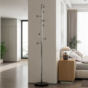 Perchero de pie de lujo ligero para dormitorio y uso doméstico, nuevo perchero de almacenamiento simple de acero inoxidable - Product Image 4