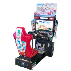 Simulator kursi bermain balap mobil Playseat dioperasikan koin mesin permainan kokpit Arcade