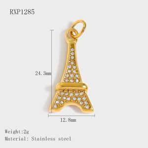 Pendentif personnalisé en acier inoxydable de qualité supérieure, incrustation d'opale concassée, acier renforcé, couleur originale - Product Image 4