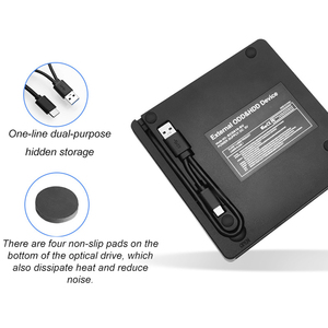 便携式USB 3.0外置CD/DVD RW驱动器刻录机，带个人标签，适用于笔记本电脑和电脑台式电脑 - Product Image 5