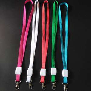 Lanyard LED Blanco con Luz Intermitente Controlada a Distancia, con Impresión Personalizada OEM, para Conferencias y Fiestas, con Batería de Botón, Gran Venta - Product Image 3