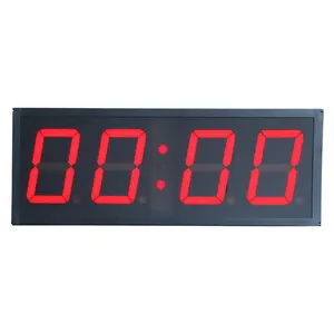 CHEETIE – horloge numérique multifonctionnelle, 4 pouces, 4 chiffres, compte à rebours, LED, minuterie numérique