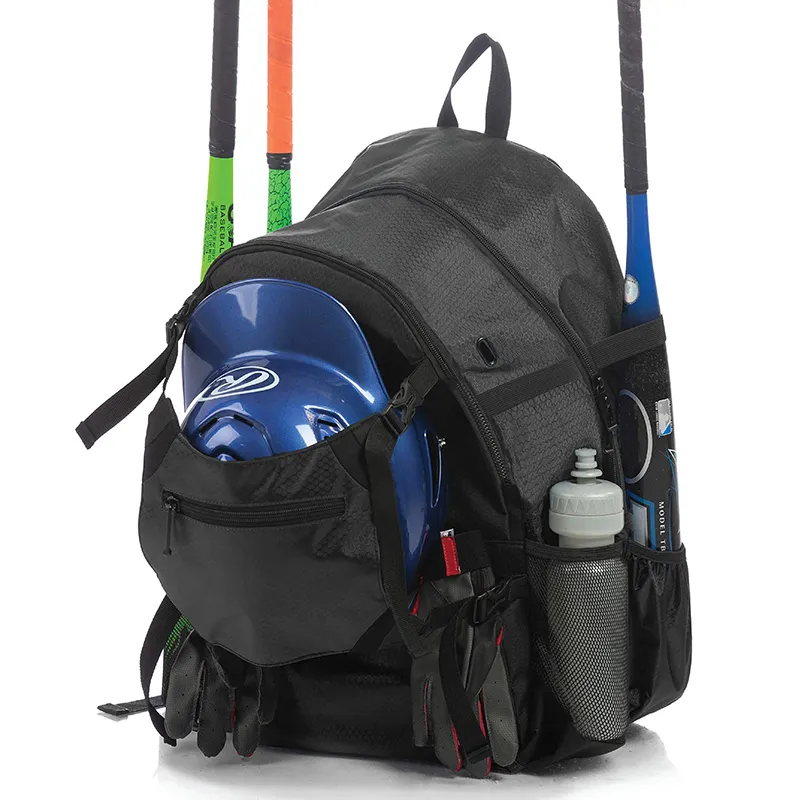 Softball Catchers Gear Bag con supporto per casco Bat Youth Baseball Equipment zaino