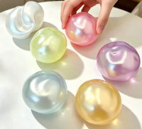 Jolie balle anti-stress en gelée d'huile de coco - Jouet arc-en-ciel pour soulager le stress, pour les plus de 14 ans, cadeau d'anniversaire unisexe