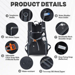 Mochila de Camping Impermeable para Hombre y Mujer, Muestra Gratis, Mochila Plegable, Ligera para Viajes al Aire Libre, Senderismo - Product Image 3