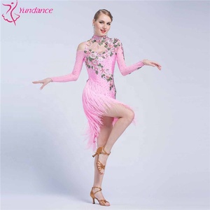 L-1759 Modisches Damen-Tanzkleid für Bühnenauftritte Professionelle Tanzbekleidung Cha-Cha Jazz Fransen Latein-Tanzkleid Günstig im Angebot - Product Image 3