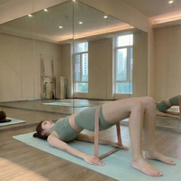 Banda de Resistencia de Yoga TPE Personalizada de Fábrica, Alta Elasticidad, Resistencia Media para Ejercicios de Yoga, Entrenamiento Físico, Venta al Por Mayor