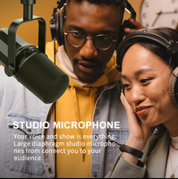 NOUVEAU BKX-40 Pro Équipement de studio de podcast et de musique, moniteur audio, son USB XLR, micro dynamique professionnel filaire