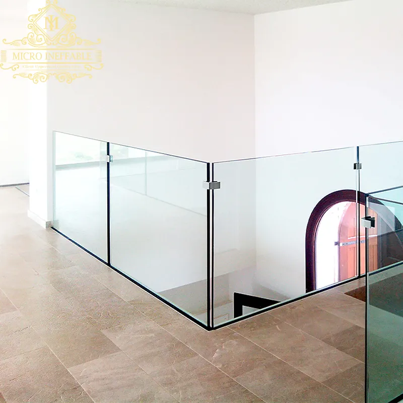 Modern Design Factory Price 316 or 304 Stainless Steel Tempered Glass Balustrades & Handrails