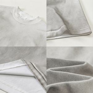 รับผลิตเสื้อยืดผ้าคุณภาพสูงสไตล์ใหม่ 100% ผ้าฝ้าย TKAN771D เสื้อผ้าฤดูร้อนไซส์ใหญ่สำหรับผู้ชาย รับผลิตตามแบบ OEM/ODM ขายส่ง - Product Image 2