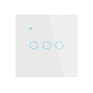 מחיר מפעל מתג קיר חכם WiFi של Tuya תלת-כיווני 100-240V עובד עם Alexa לבית חכם בקרת תאורה PST-TY-E3 - Product Image 3