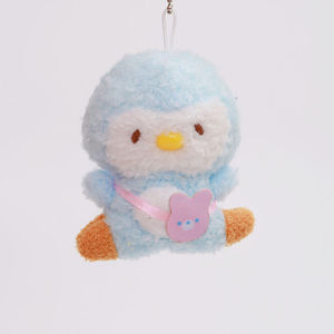 Siêu Dễ Thương Chim Cánh Cụt Và Gấu Trúc Sang Trọng Mẫu Giáo Keychain Mặt Dây Chuyền Động Vật Claw Máy Búp Bê Bó Hoa Bông Quà Tặng - Product Image 2