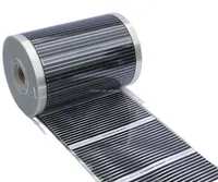 OEM toptan kore PTC grafen elektrikli sıcak zemin 12v-230v 60w-800w karbon isıtma film sistemi halı sürüngen folyo Mat