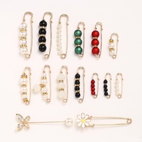 Pin Dekorasi Pernikahan Grosir, Pin Fashion Mutiara, Penjepit Pinggang, Bros untuk Perlindungan, Hadiah Perhiasan, Pin Pembawa Keberuntungan