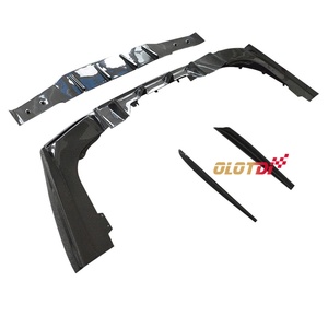 P Style Carbon Fiber Rear Diffuser Bumper <b>Lips</b> Canards <b>Splitters</b> Flaps for Mercedes Benz W118 Auto Tuning - Product Image 6