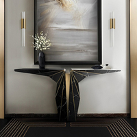 Table console en métal moderne de luxe Fabricant chinois Mobilier de maison pour la salle à manger et couloir
