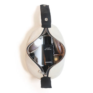 Nuova borsa di moda per il trucco per le donne naturale pesante carboildry tela trucco <span class=keywords><strong>da</strong></span> viaggio appeso organizzatore cosmetico per le donne - Product Image 4