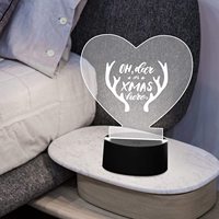 Plaques en acrylique de 2 mm d'épaisseur, forme de cœur, pour base lumineuse, plaque transparente brillante, plaque en plexiglas