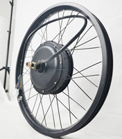 Kit de conversion de vélo électrique, roue de 24 pouces, moteur à moyeu sans balais de 3000 W, écran LCD, batterie au lithium 48 V, kit de vélo électrique