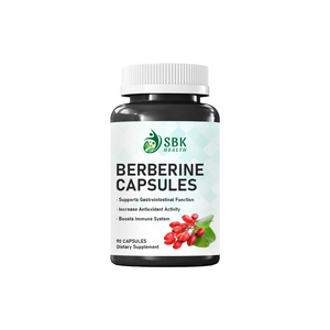 Factory Customization Berberine Hydrochloride Capsules 1500mg Food <b>Supplement</b> Traditional Digestive Support - Product Image 1